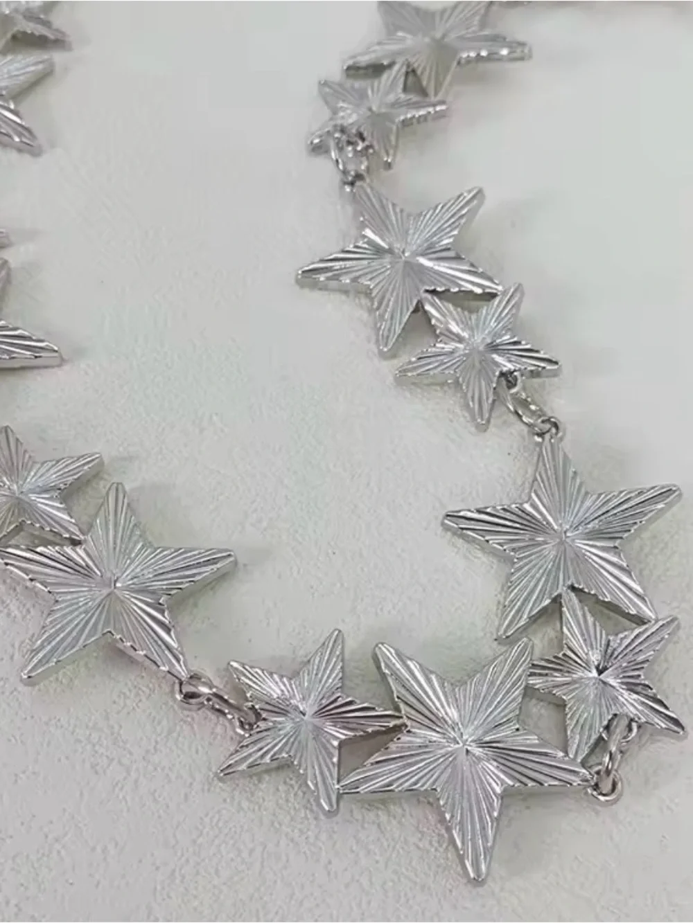 Silver Star Chain Belt - Women Accessories